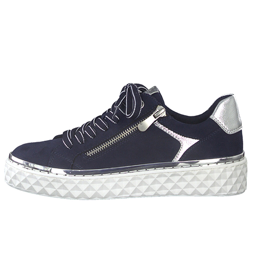 marco tozzi black trainers